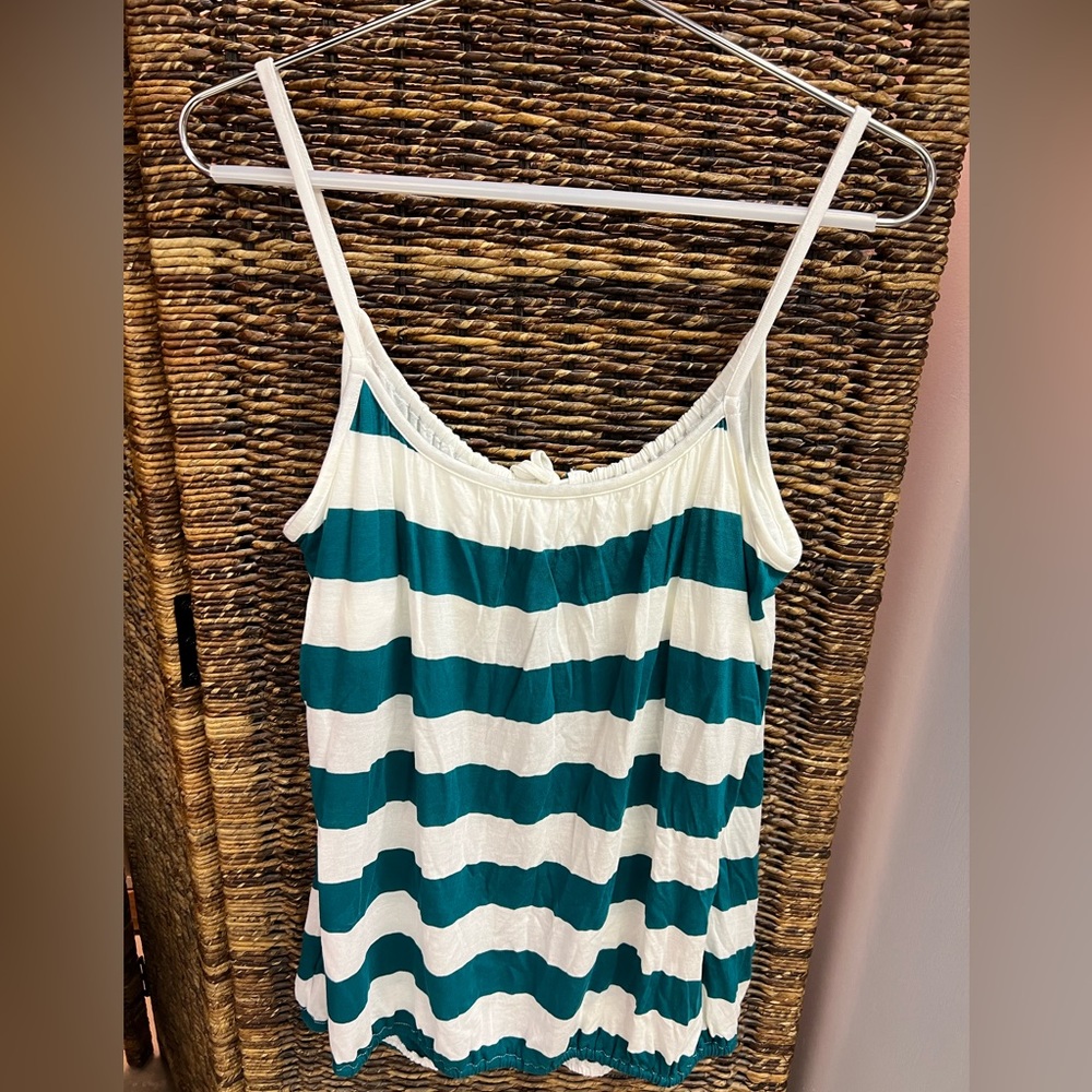 Old Navy - New with Tags - Striped Teal/White, Size: Large - Picture 3 of 5